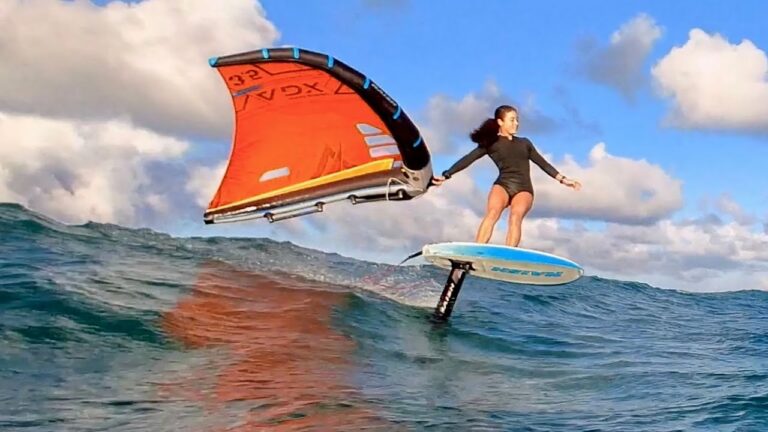 We're off to a great start, first winging session of the year at Ka'a Foil Park