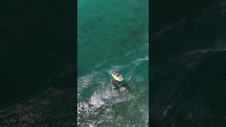 Another day in the office for Finn Spencer #wingfoiling #wingfoilworldtour #gwa #watersports