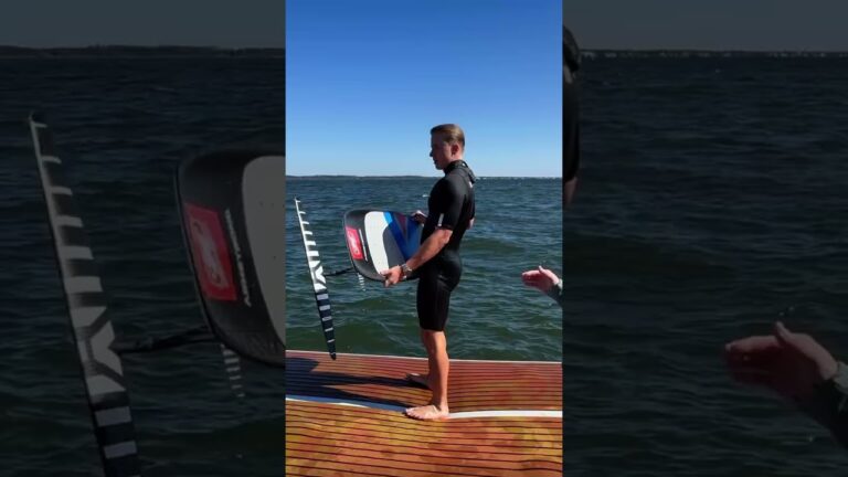 Pump Foiling with Ansley Pritchard in Pensacola at Foiling Week