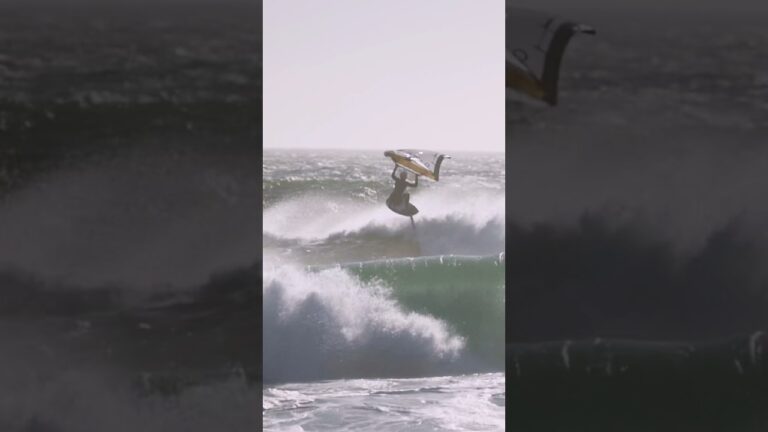 Wingfoiling can be also quite extreme! #wingfoiling