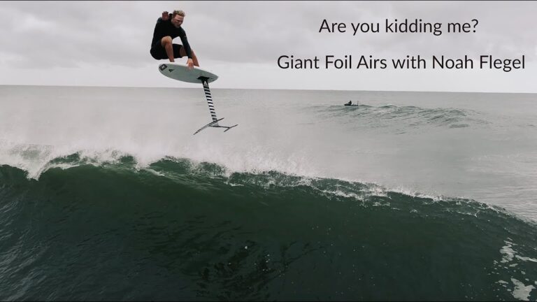 Huge airs on Foil. How is this already happening??!!!!! Noah Flegel