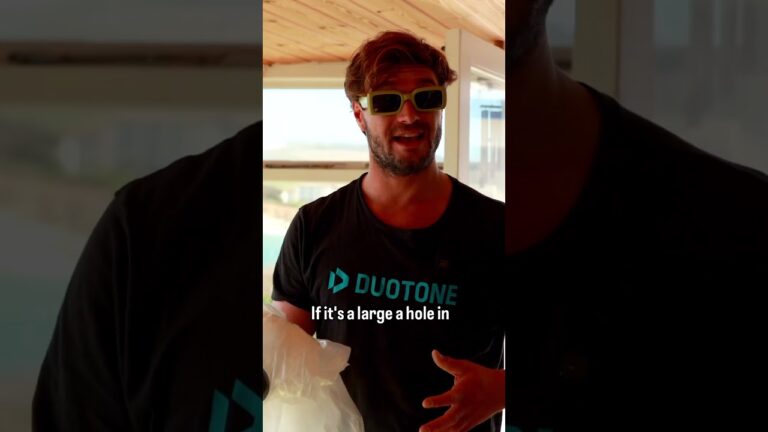 How to change a leading edge bladder on your @duotone.wingfoiling #unit wing! #courtintheact