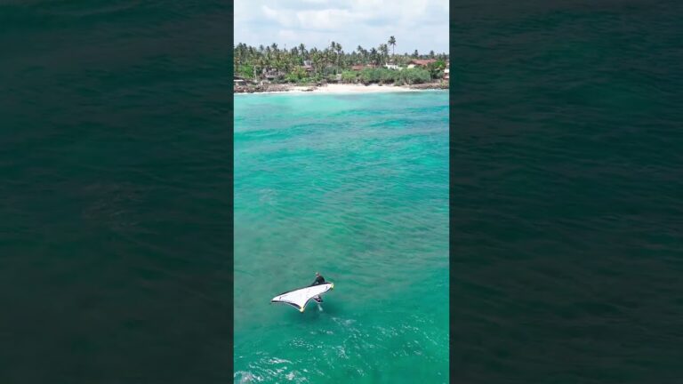Thrilling Wingfoil Moves in Sri Lanka! Check Out @joachimbertelsen's Skills