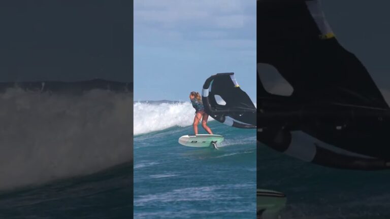 "Chasing Thrills: Alina Kornelli's Wingfoiling Adventure in Mauritius | XC & Roamer" #ridecore