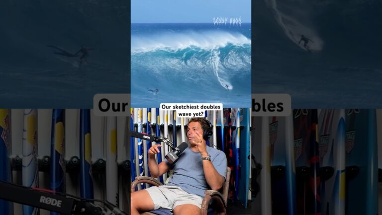 Never a dull moment at JAWS #LENNYBROS #surfpodcast
