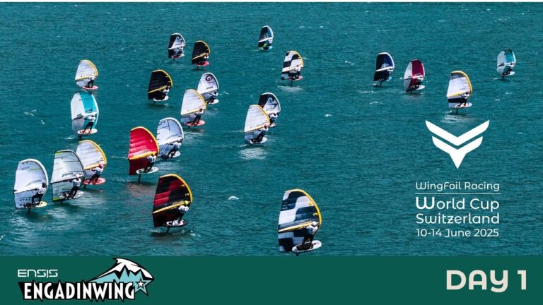 Ensis EngadinWing 2025 WingFoil Racing World Cup Switzerland - Day 1