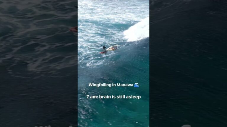 Wingfoil faceplants