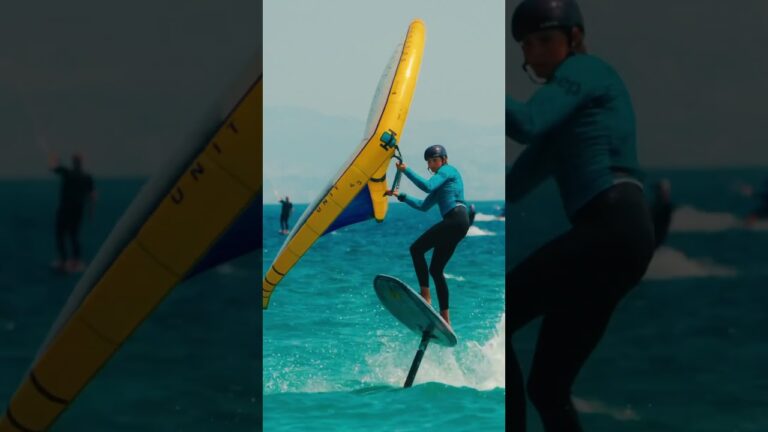15 years old and what a debut #worldcup #gwa #tarifa #wingfoil #wingfoiling