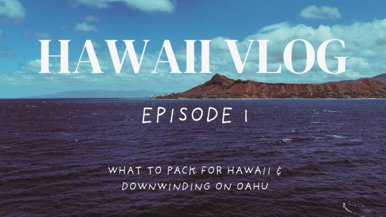 HAWAII 2025 VLOG 1 - What to pack for foiling in Hawaii, and first downwind runs on Oahu
