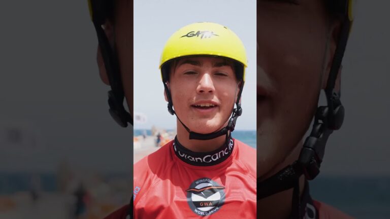 Crisp execution, zero stress #gwa #worldcup #wingfoiling #waterspots #grancanaria