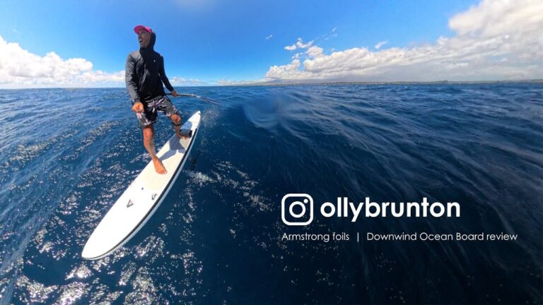 Armstrong foils | Downwind Ocean board review