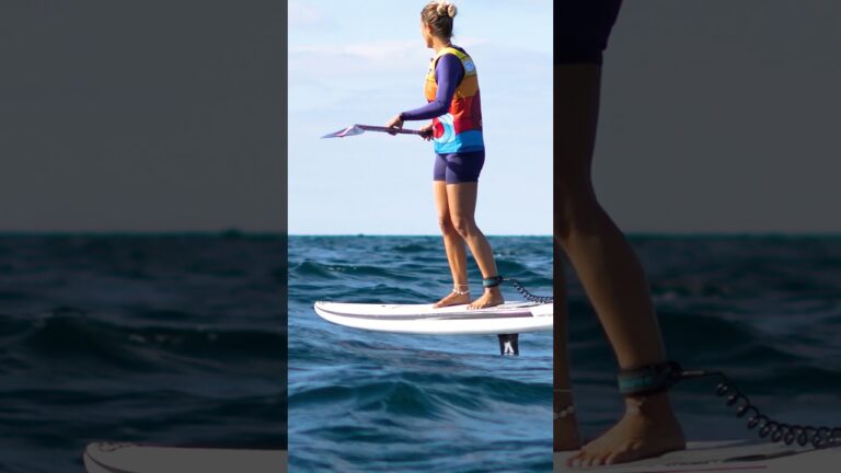 Video recap of the first day of the Crozon Foil Festival with the Downwind SUP Foil event.