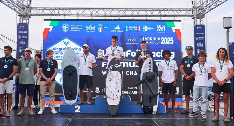 Mathis Ghio Crowned Winner of the first-ever Formula Wing World Championship in Cagliari, Sardinia.