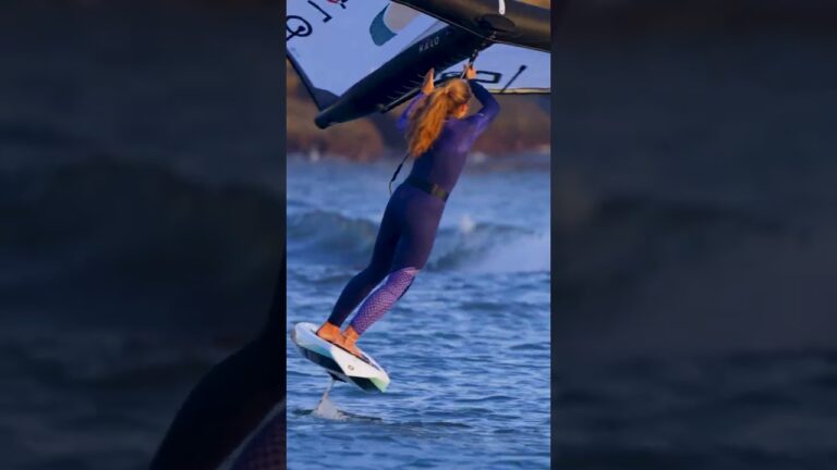 Alina Kornelli's Effortless Wingfoil Mastery with the Halo! ‍ | Filmed by Supernothing