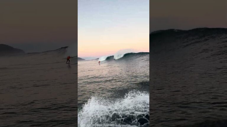 Tow Foiling on the North Shore of Oahu, Hawaii is with ​⁠@kiteboardingparadisehawaii ‍