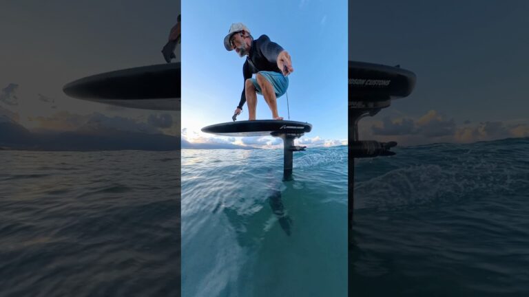 These dreams are made of foiling (and mini pods) #foildrive #maui #foiling #shorts