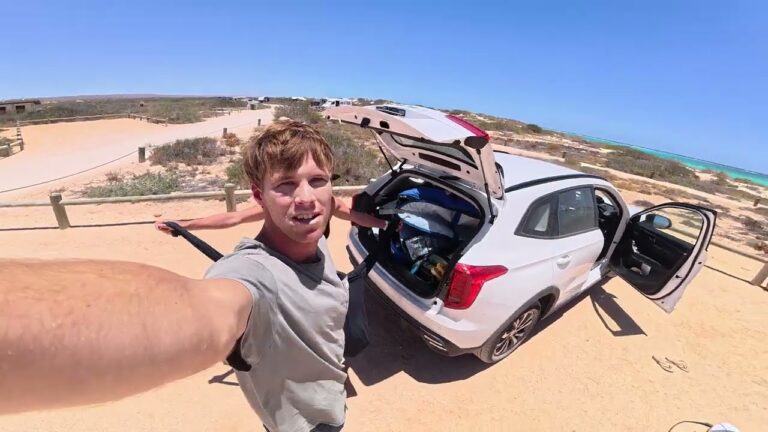 A day foiling in Exmouth Australia