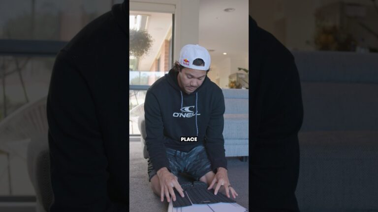 Set up your TRACTION PAD like a PRO with Jordy Smith #tutorial #surfboard