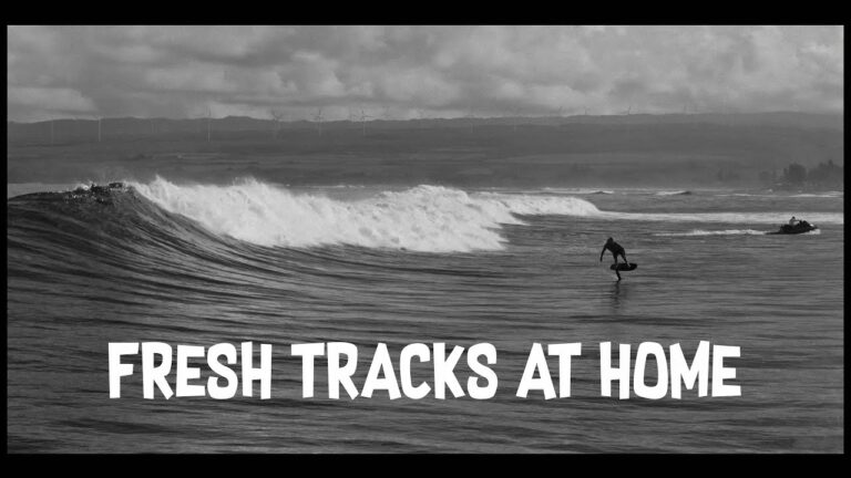 "Fresh Tracks at Home" - Winter Tow Foiling Sessions