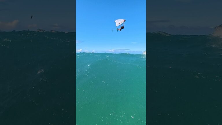 Close landing #wingfoil #foiling #maui #shorts