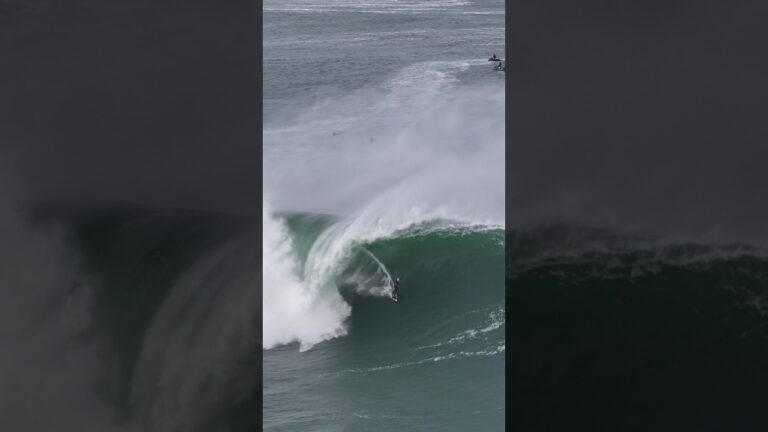Massive swell in IRELAND ‍ #barrel #drone #surfing