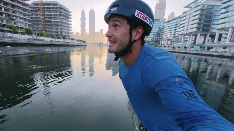 HIGH SPEED eFOIL CHASE! - DUBAI!