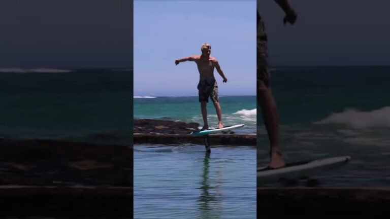 HYDROFOILING IN AN AFRICAN TIDAL POOL