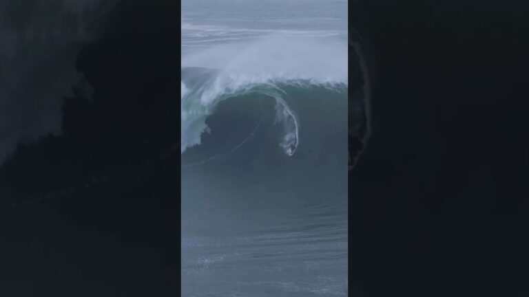 Into the dark caverns ‍ #ireland #bigwaves #surfing