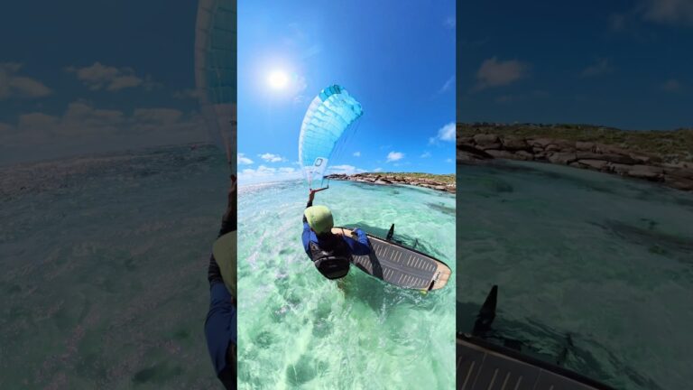 This was a crazy one, check the full video on my channel #parawing #foiling #downwindfoiling