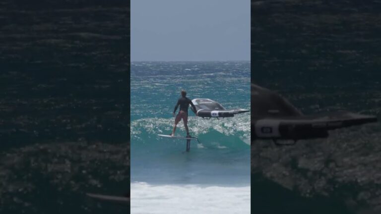Epic Wingfoiling Adventure in St. Francis Bay with @joeldace & @willow.surfs
