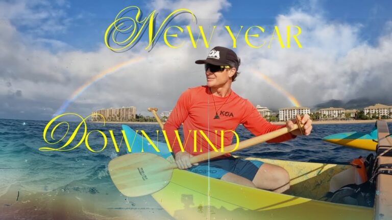 New Year OC4 Downwind on Maui | Sailing ʻAʻo from Honokahua to Kahekili