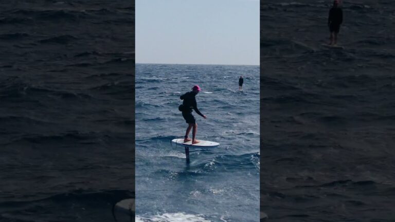 Long glides. Pure flow. With Guy, Emma and Oskar