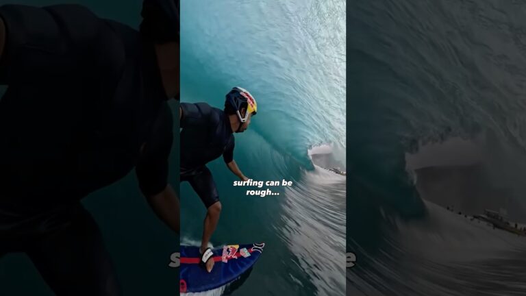 Kai Lenny tackles Tahiti ‍ #pov #surf #tahiti