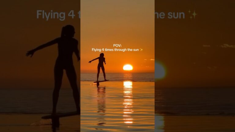 So Satisfying To Watch! #surfgirl #unreel #satisfying #sunset #magical #sportsgirl
