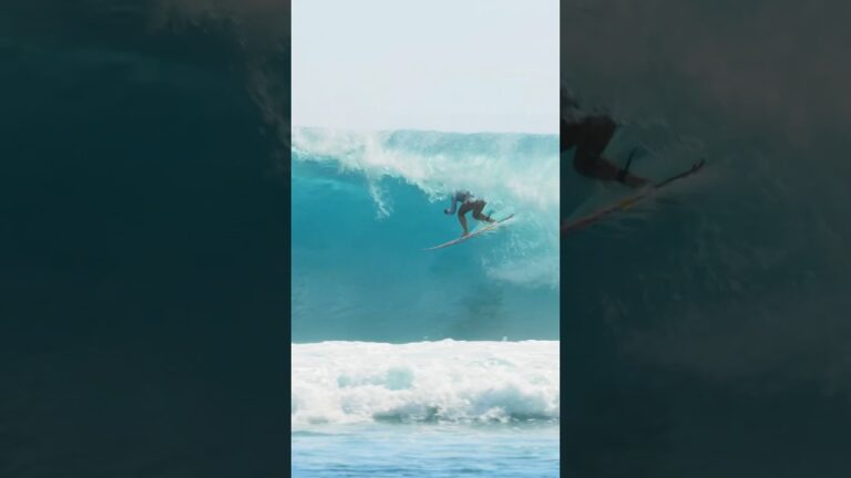 that one supportive friend at the beach #barrel #blue #waves