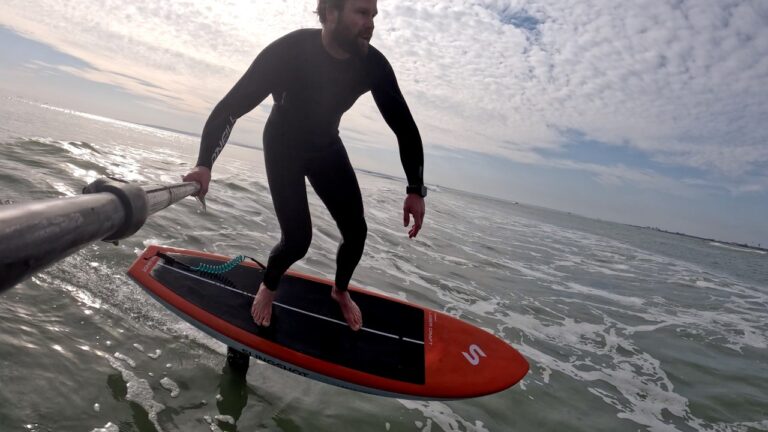 Sup Foil Waves at Hayling Island