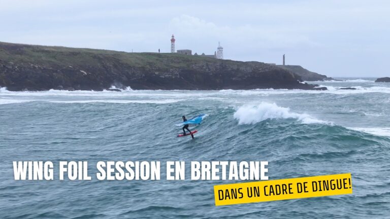 A MAGIC SOLO WING FOIL SESSION IN THE WAVES!!