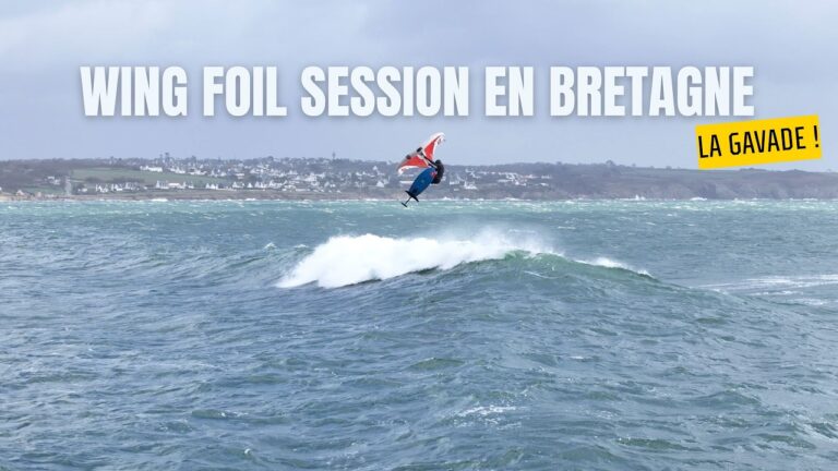 UNE SESSION DE WING MAGIQUE DANS LES VAGUES!!