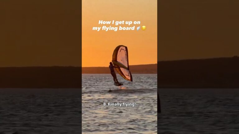 How to WINGFOIL! #flyinggirl #watersports #wingfoiling #tutorial #learning #sports #surf