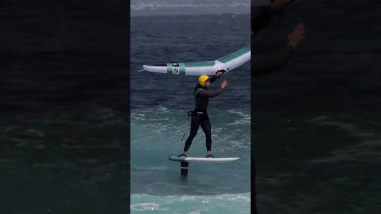 2024 Wingfoil Wave World Champ Elena M. enjoying winter at home! #wingfoilworldtour #canaryislands