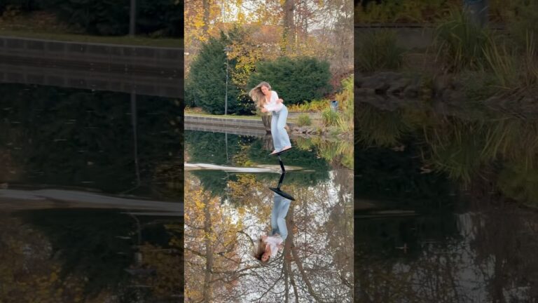 Is SHE even REAL? #flyinggirl #sportsgirl #unreal #satisfying #girls #pumpfoil #ootd #surfgirl