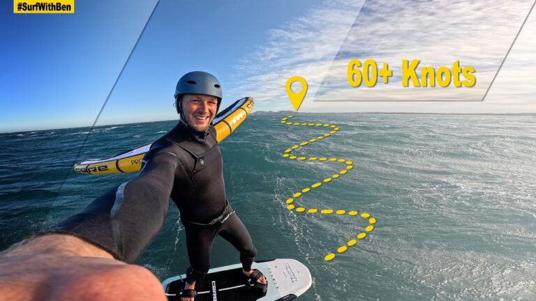 We Glided 8 km Downwind at 60+ Knots!
