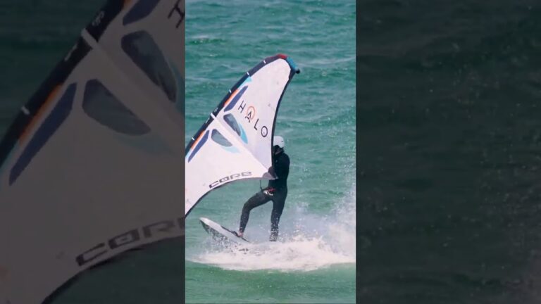 Halo, Guincho: @alinakornelli & @lucas__matthes' Thrilling Wingfoil Ride
