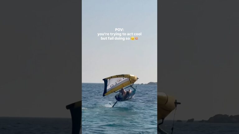 Ups, THIS move went WRONG! #wingfoiling #wingfoil #hydrofoil #surfgirl #sportsgirl #surf #fail