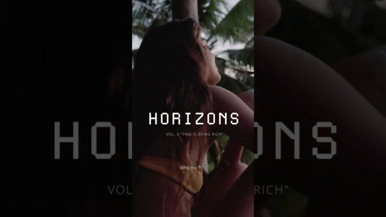 HORIZONS I Vol. 3 "This is being rich"
