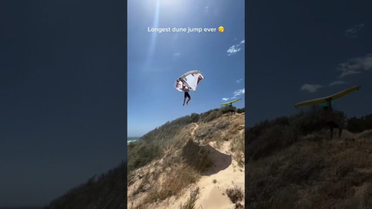 Longest dune jump ever? bro felt like superman ‍