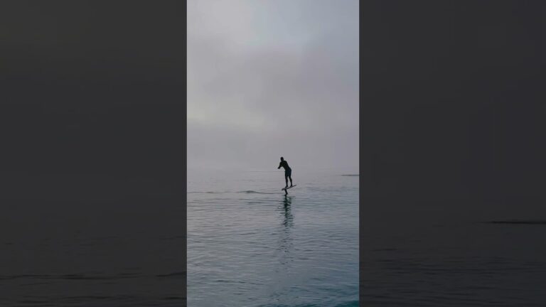 Better Than the Gym? Morning Workout on a Foil