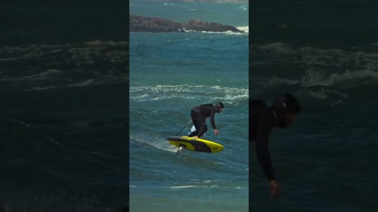 Unifoil’s aggression 130 so good for parawing! #foil #wales #surfoil #waves #brm #superK2