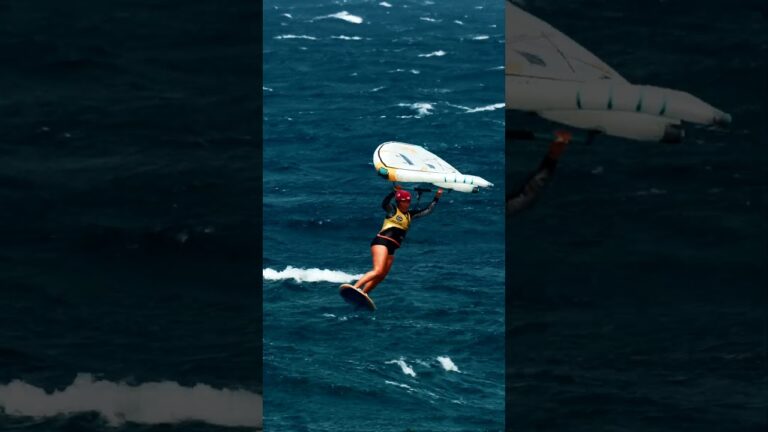 Nia successfully defends her title with another FreeFly-Slalom victory! #wingfoilworldtour
