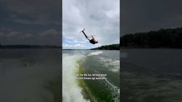 Ansley Pritchard gives a quick tutorial on how to do a Backflip on a Foil! #backflip #wakefoil